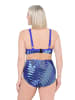 Ulla Popken Bikini in dunkles azurblau