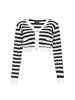 faina Women Cardigan in offwhite black