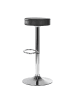 home24 Barhocker Vincent in Schwarz / Chrom