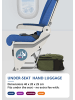 Hauptstadtkoffer BLNBAG M7 - Underseat-Trolley 40×20×25 cm Handgepäck, 20 liter in Dunkelgrün