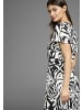 Laura Scott Sommerkleid in schwarz-sand-tropisch