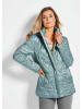 GOLDNER Herbstjacke Damen mit welliger Steppung im sportlichen Look in graugrün