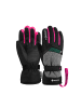 Reusch Fingerhandschuhe Flash Junior in 7771 blck/blck melang/pink glo