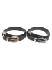 Urban Classics Belt in black/gold+black/silver