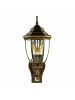 Licht-Erlebnisse Außen Wandlampe EEK F (B)16.5 x (H)38.5 cm in Gold antik