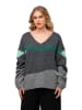 Ulla Popken Pullover in asphaltgrau