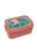 Mr. & Mrs. Panda Bento Box Tintenfisch Design mit Spruch in Rot Pastell