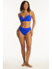 Sea Level Essentials Retro High Waist Pant in COBALT