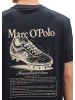 Marc O'Polo MOP Club '67  Football T-Shirt, Heavy Jersey, Oversize in Dark Navy
