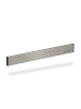 relaxdays Magnetleiste in Silber/ Schwarz - (B)30 x (H)4 x (T)1 cm