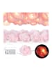 relaxdays 4x Rosenlichterkette in Rosa - (L)3,3 m