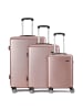 benzi 5330 4 Rollen Kofferset 3-teilig rosa