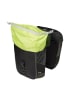 BASIL Doppelpacktasche "Miles" in schwarz-lime