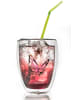 Creano Thermoglas "Colourfly" in Rot - Glas 250ml