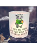 Mr. & Mrs. Panda Glas Windlicht Panda Burnout mit Spruch in Transparent
