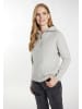 DreiMaster Damen Strickpullover in Grau Melange