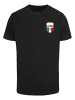 Mister Tee Mister Tee Azurro Italia Crest Tee in black