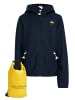 Schmuddelwedda Mädels Blouson + Tagesrucksack - Set in Marine Melange