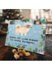 Mr. & Mrs. Panda Hund Adventskalender Pekingese Moment mit Spruch in Eisblau
