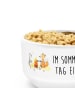 Mr. & Mrs. Panda Obstschale Sommer Sonntag mit Spruch in Weiß