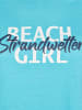 Strandwetter T-Shirt Isa, T-Shirt für Damen, Strand, aus 100% Baumwolle, in azuro