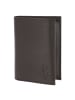 oxmox Leather Geldbörse RFID Schutz Leder 13 cm braun-freedom anchor