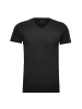 Ragman T-Shirt 2er Pack in Schwarz