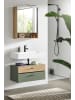 Inn.Furn Badmöbel-Set grün, Evoke Eiche 2-teilig 75 cm, Badkombination in modernem Design