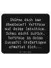 Mr. & Mrs. Panda Mauspad Spruch Tapferkeit und Intuition mit Spruch in Schwarz