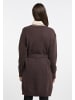 VINAJA Women Strick Long Cardigan in Braun