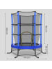 SONGMICS Kindertrampolin Saul in Blau - (H)189 x (D)174 cm