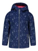 Salt and Pepper  Softshelljacke AOP Horses in true navy