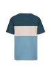 Band of Rascals T-Shirt " Block " in dark-petrol-aegean-blue