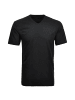 Ragman T-Shirt 2er Pack in Schwarz