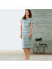REDBEST Single-Jersey Nachthemd in hellblau/grau