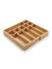 relaxdays Besteckkasten in Natur - (B)45 x (H)5,5 x (T)44,5 cm