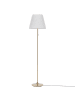 Beliani Stehleuchten TORYSA in Messing/Weiß - (W) 35 x (H) 148 x (L) 35 cm
