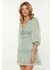 Usha Women Dress in light green