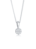 Elli DIAMONDS  Halskette 925 Sterling Silber in Silber