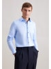 Seidensticker Business Hemd Slim in Mittelblau