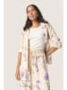 Soaked in Luxury Blazer SLShirley Casual fit in Whitecap Gray Floral Print