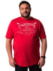 Men Plus Kurzarm T-Shirt in rot