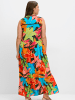 sheego Maxikleid in bunt