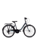S'COOL Kinderfahrrad - chiX 24 Zoll 6-Gang | ab 8 Jahre - Dark Grey/Aqua