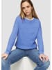 QS Strickpullover langarm in Blau