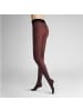 Hudson Feinstrumpfhose Graphic Line Fashion in deep red