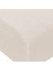 Beliani Ottomane FALSTERBO in Beige - (W) 75 x (H) 44 x (L) 74 cm