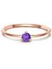 Glanzstücke München Ring aus Sterling Silber mit Zirkonia in roségold