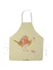Mr. & Mrs. Panda Schürze Rotkehlchen Federn ohne Spruch in Gelb Pastell