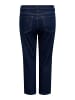 ONLY Carmakoma Straight-Fit jeans in Dark Blue Denim
